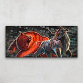 Toile - Bull and Bear